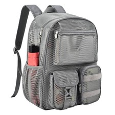 Mesh Backpack Heavy Duty Large College Bookbag for Adult