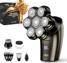  Magnetic Detachable 7-in-1 Electric Shaving & Grooming Kit...