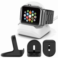 Silicone Charger Stand for Apple Watch Series 8 Ultra 7 6 5 4 3 2 SE iWatch De