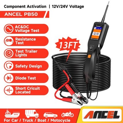 12V 24V Electrical System Diagnostic Tool Power Probe Car Circuit Tester AC/DC
