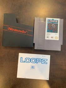 Loopz Nintendo NES CIB Complete