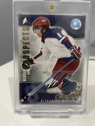ALEXANDER OVECHKIN 2005 RC AUTO ITG ROOKIE CARD Rare Version AO5 Goal Record !