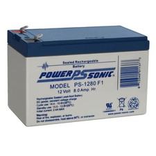 Power-Sonic 12V 8AH F1 SLA Battery Replaces CyberPower Intelligent 1350VA UPS