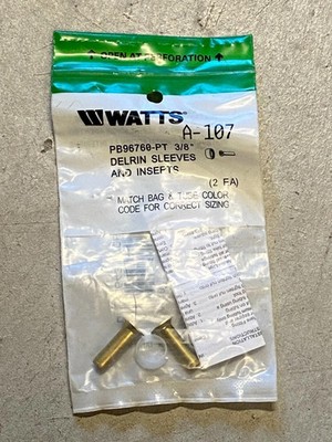 Watts A-107 3/8'' Delrin Sleeves and Inserts