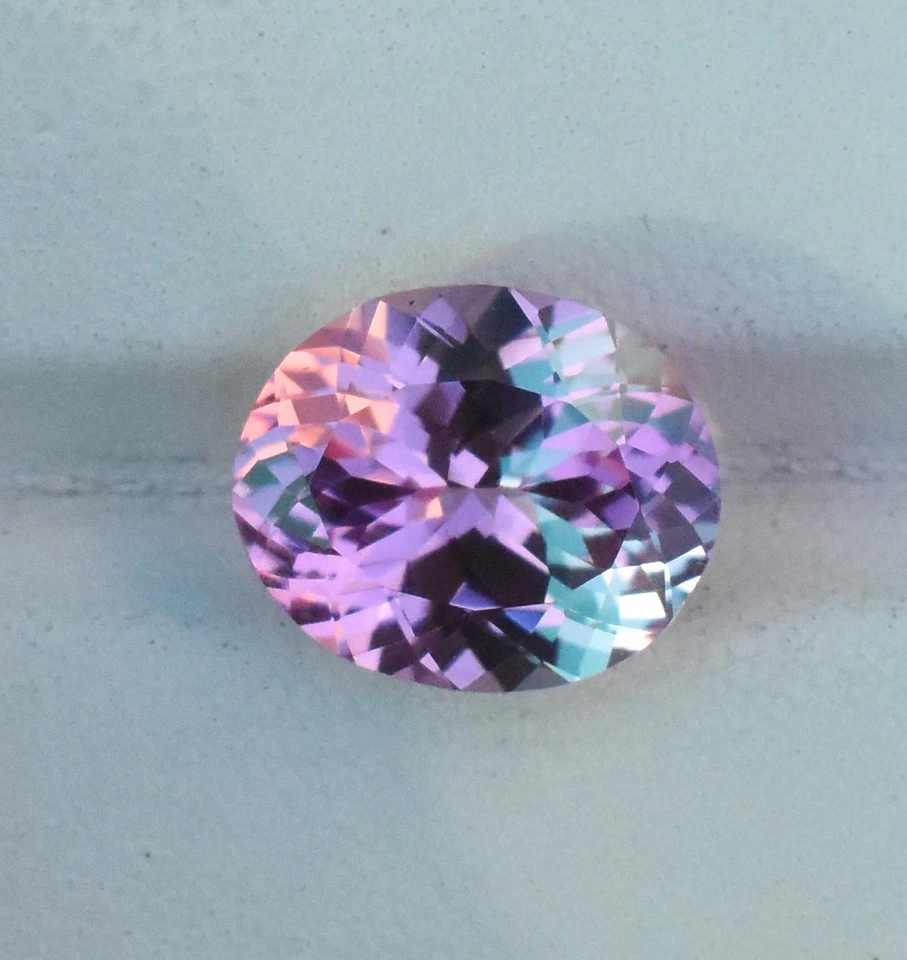 Безупречный цейлонский розовый сапфир россыпью овальный драгоценный камень 12X10X6 мм класс AAA 6,38 карата - Изображение 3 из 4