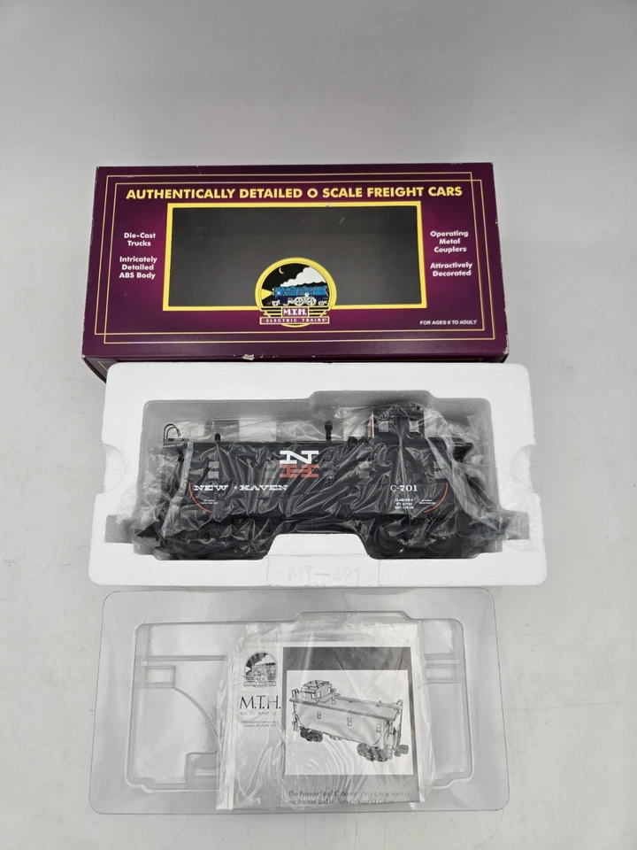 MTH Premier 20-90020F New Haven Steel Caboose - Lighted - TESTED O Scale - Image 2 of 4
