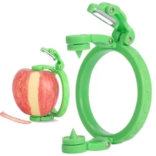 Handheld Apple Peeler for Apple Pear Manual Rotating Apple Pear Peeler Zester...