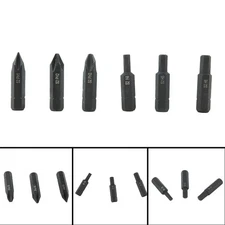 Industrial Grade Magnetic 6pcs Set Screwdriver Bits PH1 PH2 PH3 H4 H5 H6 36mm