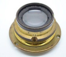 Goerz Double Anastigmat Type B Series Ic No. 1 6" f2.5 Antique Brass Lens Vtg