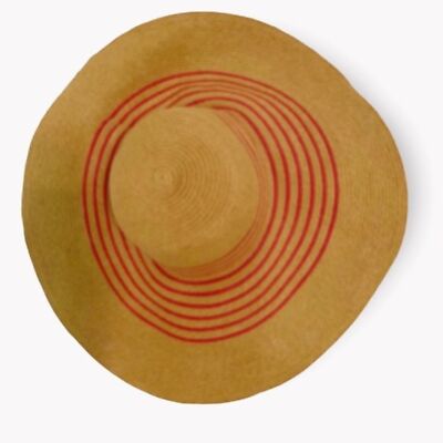 J. Crew factory 100% paper straw floppy sun hat 17.5” diameter J crew floppy paper - Gem main image 3