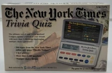 Electronic The New York Times Trivia Quiz - Excalibur 2003 w/ Box and Manual 