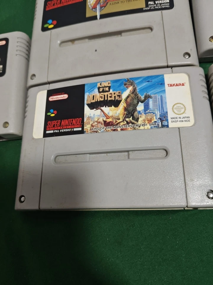 Lote de jogos Super Nintendo SNES & PAL (7 jogos) – Zelda, Terranigma, Donkey Kong - Imagem 3 de 4