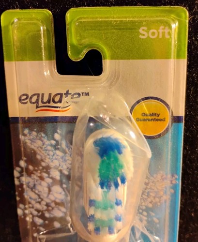 Equate Dual Action Power Toothbrush Deep Cleaning Soft 2 BRAND NEW - Picture 5 of 5