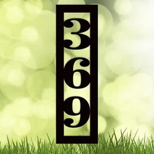 House Numbers,Address Numbers,Custom Metal House Number Sign,Street Number Sign