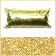 Bright Gold Chunky Glitter .025" - Solvent Resistant Premium Glitter for Crafts