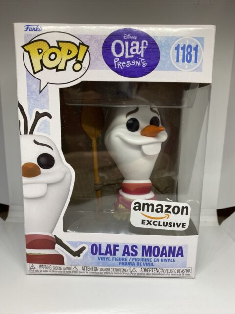 Funko Pop! OLAF AS MOANA #1181 Frozen Amazon Exclusive Disney Olaf Presents AUG CQ10855