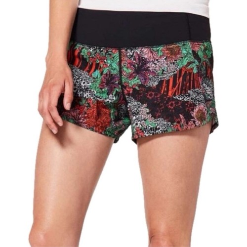 Lululemon Run Times 4” Zen Garden Shorts Sz 4