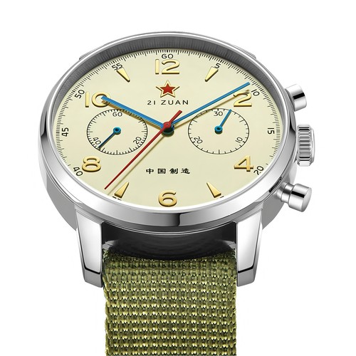 Seagull 1963 Hand Wind Mechanical Chronograph with Sapphire 2025 Case Watch - Picture 5 of 14