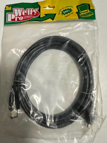 Welly Pro Fire Wire Kabel IEEE 1394-30 6/4 3 Meter lang, neu. - Bild 4 von 5