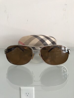 Burberry Silver Metal Sunglasses with Brown Case Burberry | Accessories | Burberry B319 1057i Silver Jude  main image 3