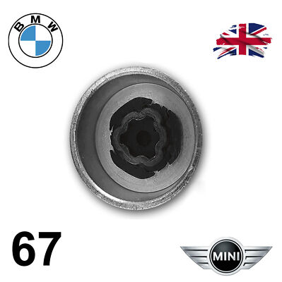 Bmw Mini Locking Wheel Nut Key Bolt Master Security Lock Remover Key Number 67