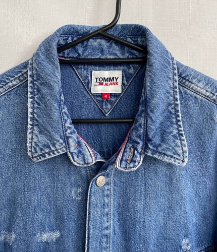 Tommy Jeans Mens Denim Jacket. Size Medium. Tommy Hilfiger, Denim Shirt Jacket - Picture 3 of 11