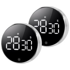 CASAcontrol 2er-Set digitale Küchen-Timer mi...
