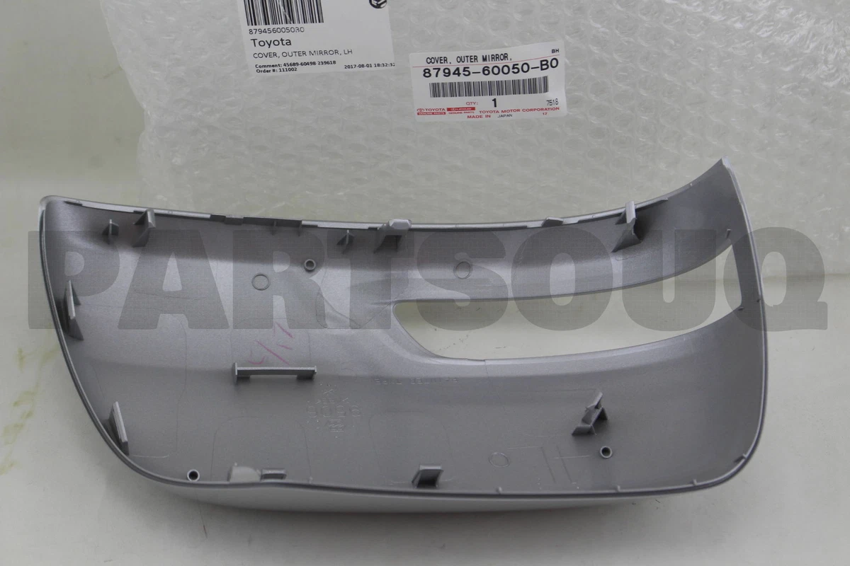 8794560050B0 Genuine Toyota COVER, OUTER MIRROR, LH 87945-60050-B0 