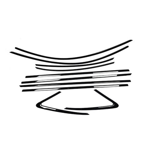 Window Strip Trims Weatherstrip Seal Belt For Audi A4 2020-2024 Stainless Steel - Picture 3 of 4