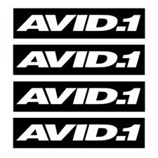 Avid 1 Decal Avid.1 Wheels Vinyl Sticker Graphics Log Racing Jdm Rims - Any Size