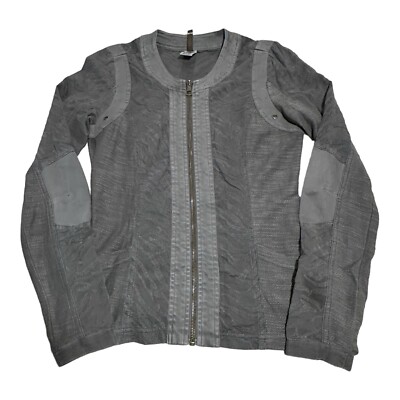 XCVI Lightweight Jacket Women's XS Full Zip Brown Long Sleeve Contrast Sides