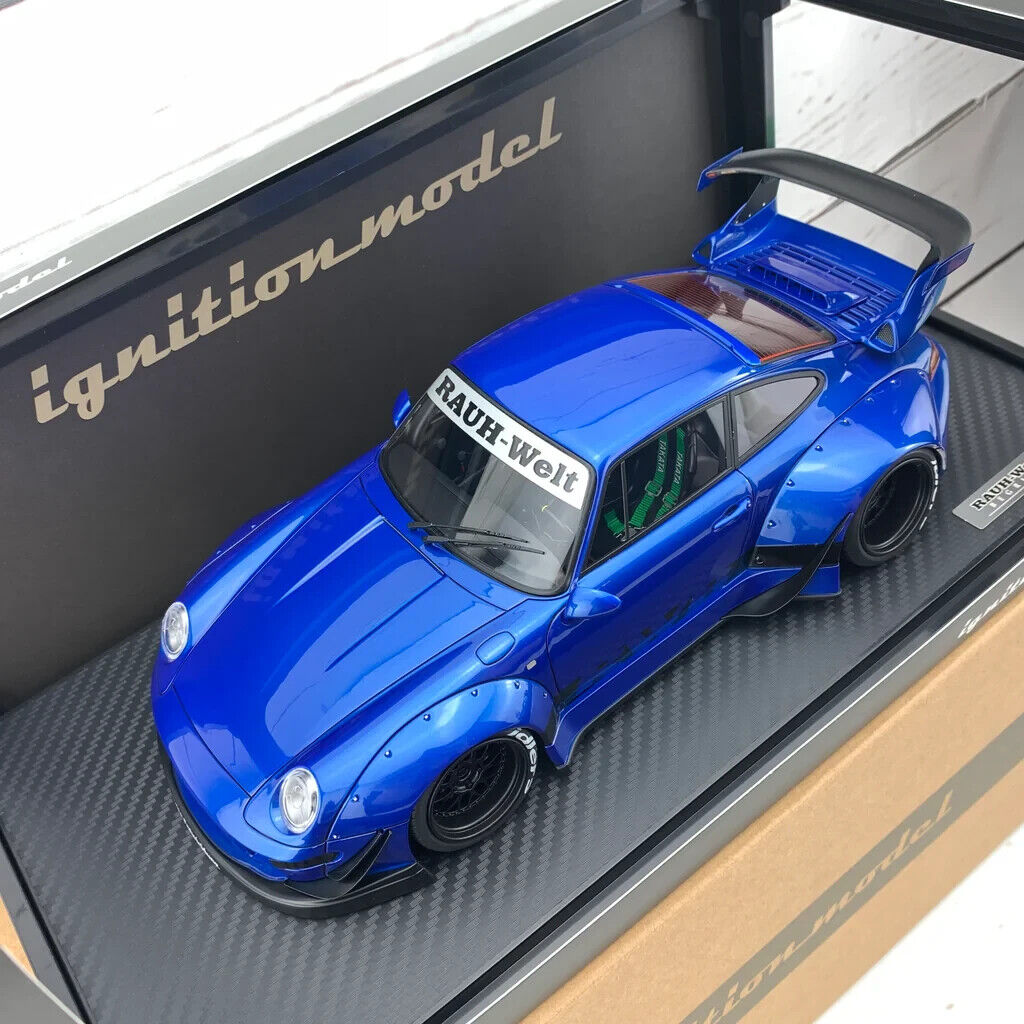 RARE* Ignition Model 1/18 RWB 993 Blue Metallic Porsche 911 RARE* Ignition Model 1/18 RWB 993 Blue Metallic Porsche 911