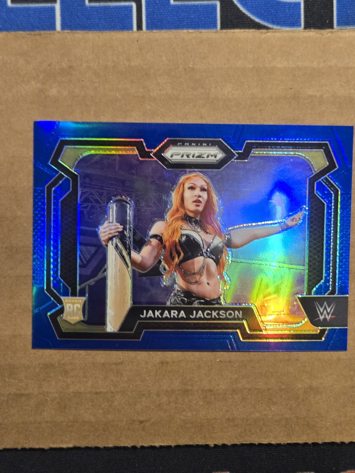 Jakara Jackson 2024 Panini Prizm WWE RC #12 Blue Prizm #/199