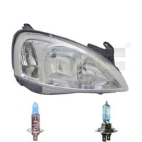 Scheinwerfer Rechts H1/H7 FüR Opel Corsa C F08 F68 Combo Inkl. Lampen