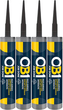 4x OB1 Multi-Surface Construction Sealant Adhesive Waterproof Hybrid- Anthracite
