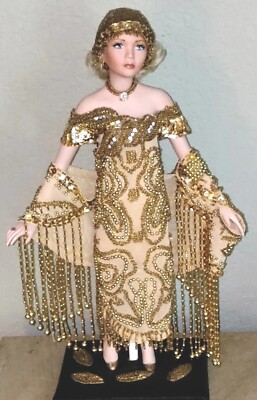 RARE ''ZOEY'' By RUSTIE. DOTY. Fabulous Flappers Series. Porcelain Doll. MINT/BOX.