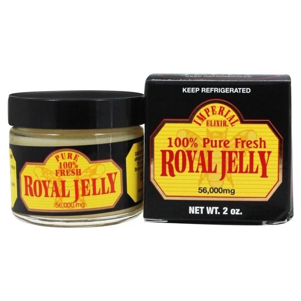 Imperial Elixir 100% puro suplemento de jalea real fresca 56.000 mg 2 onzas Foto 2 de 4
