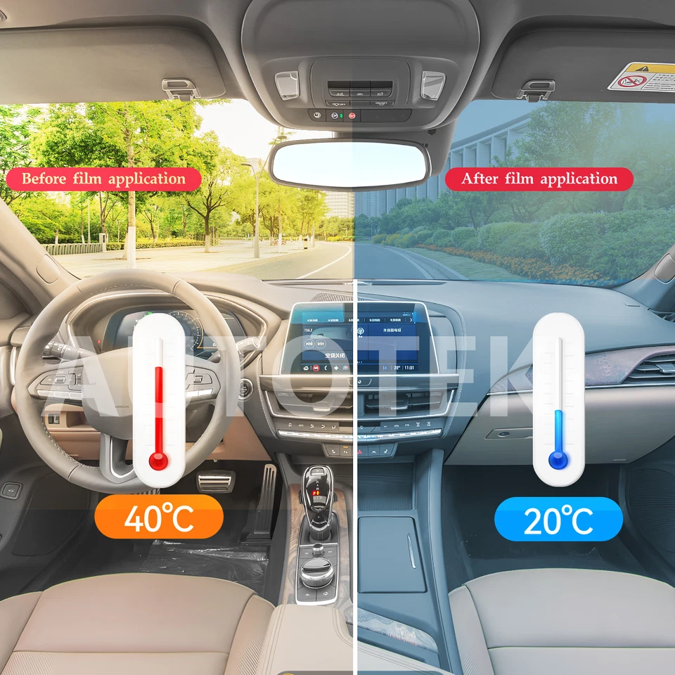 Película precortada ventanas delanteras de dos puertas cualquier tono para GMC Envoy XL 2002-2006 Foto 3 de 4