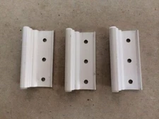 3 NEW Elixir White Storm Door Hinges Hinge Mobile Home Parts