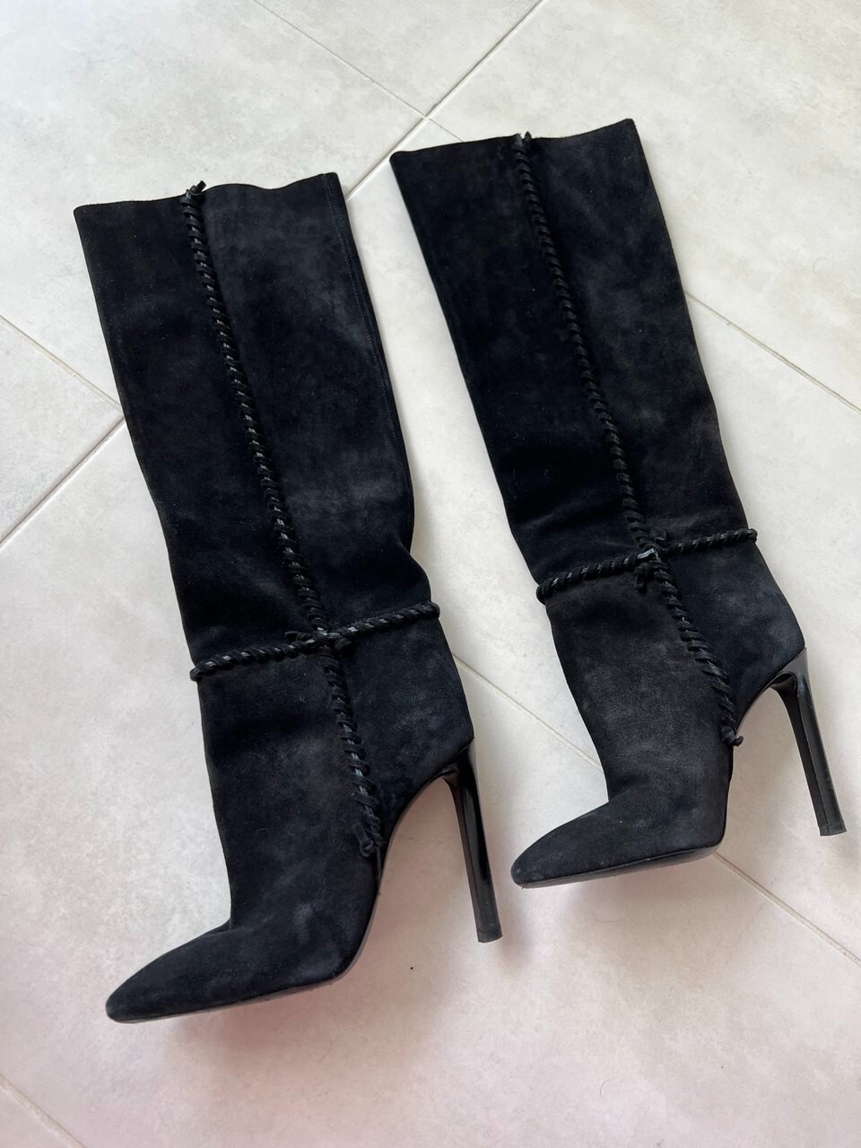 Stivali donna neri Saint Laurent usati taglia 3 UK 36 EU