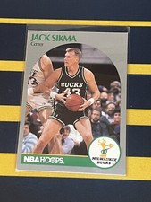 1990 NBA Hoops Jack Sikma #183 Milwaukee Bucks