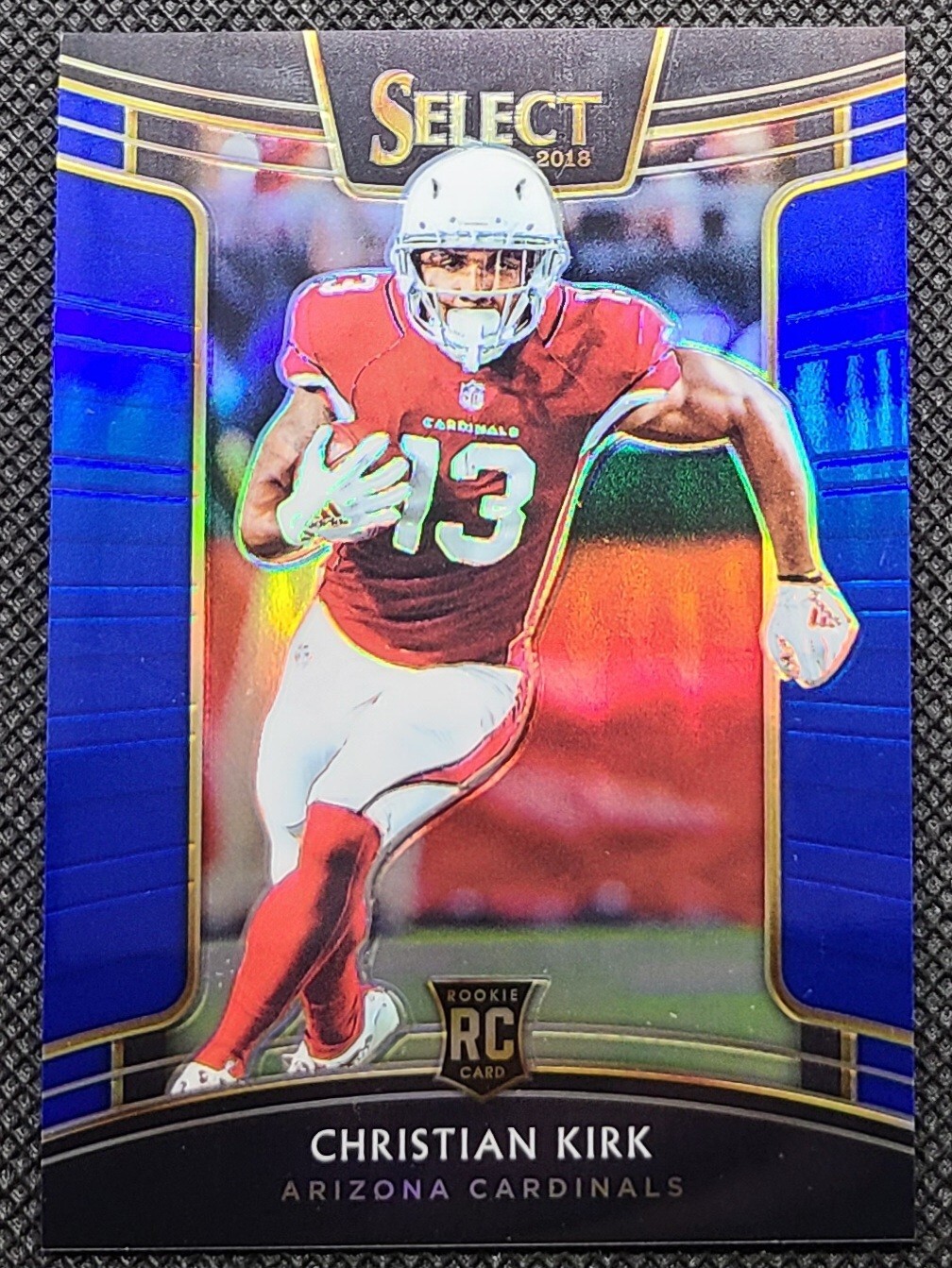 2018 Panini Select Christian Kirk Blue Prizm Concourse Rookie /175 JAGUARS #65