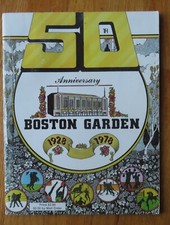 50th BOSTON GARDEN signed Program JOHN BUCYK SCHMIDT DUMART McKENZIE JIM CRAIG