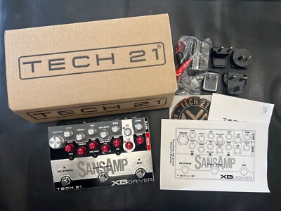 Tech 21 XBDR SansAmp XB Driver Bass Preamp Dual Amp Bi-Amp Pedal.  New!