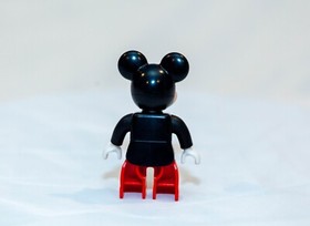 Lego Mickey Mouse Duplo Figure 10597  10941 Yellow Bow-Tie Red Pants Disney Toy