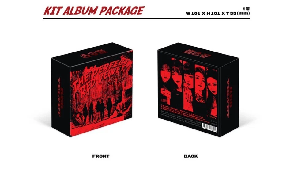 RED VELVET 2nd Repackage Album The Perfect Red Velvet Kihno Kit+Card+Photo+Gift - Image 3 of 4