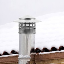 Chimney Rain Cap Chimney Flue Cowl Pipe Roof Vent Cap Stove Pipe-Cap75/110/160mm