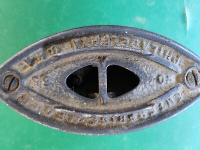 Antique ENTERPRISE Cast Iron Flat / Sad Iron~#50~No Handle~Philadelphia, Pa (CK)