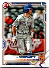 2021 BOWMAN BASEBALL #BD61 JT SCHWARTZ