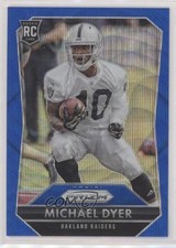 2015 Panini Prizm Rookies Blue Wave Prizm 22/150 Michael Dyer #271 0c6